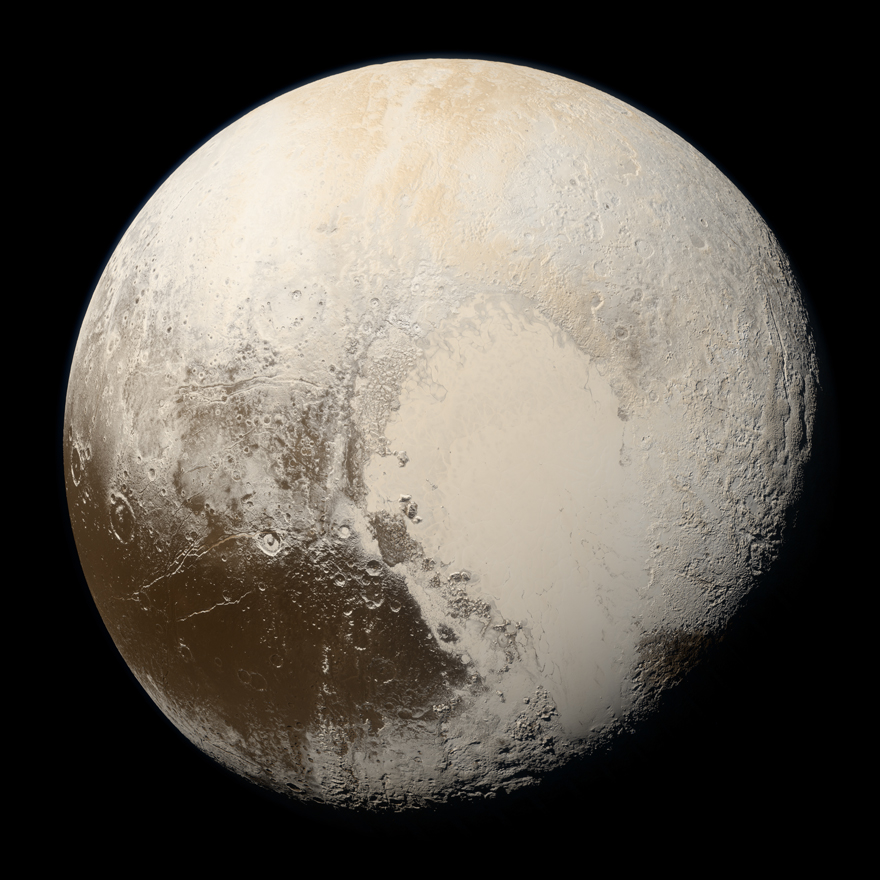 Image d'une planète naine comme Pluton